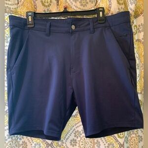 MENS LEG3ND 7” NAVY GOLF SHORT SIZE 34